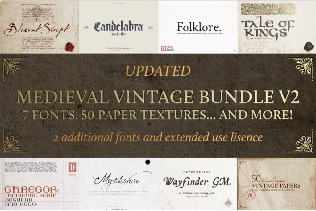 Medieval Font Bundle